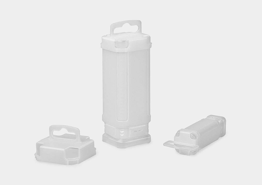 Hanger for the BlockPack Hanger for the packaging tube BlockPack