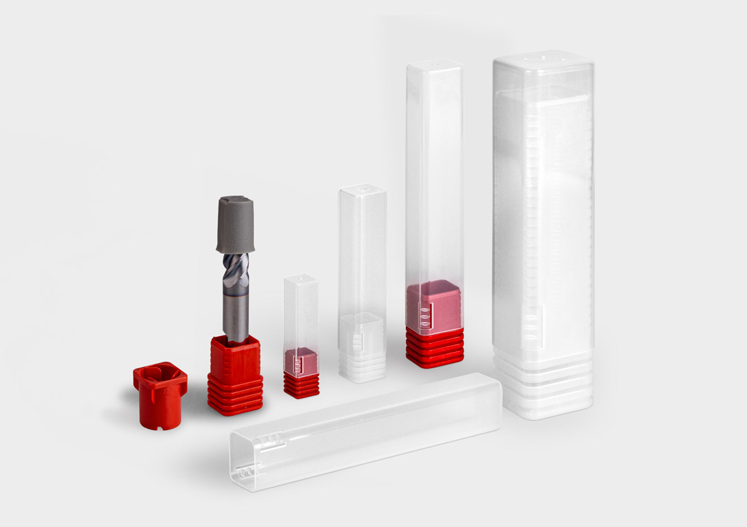 Packaging tube TopPack TopPack: a single packaging tube with short shankholding base-plug or telescopic inner section.